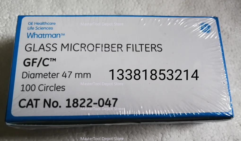 

GF/C Glass Fiber Filter Paper 1.2um Pore Size 47mm/55mm Diameter 1822-047/055