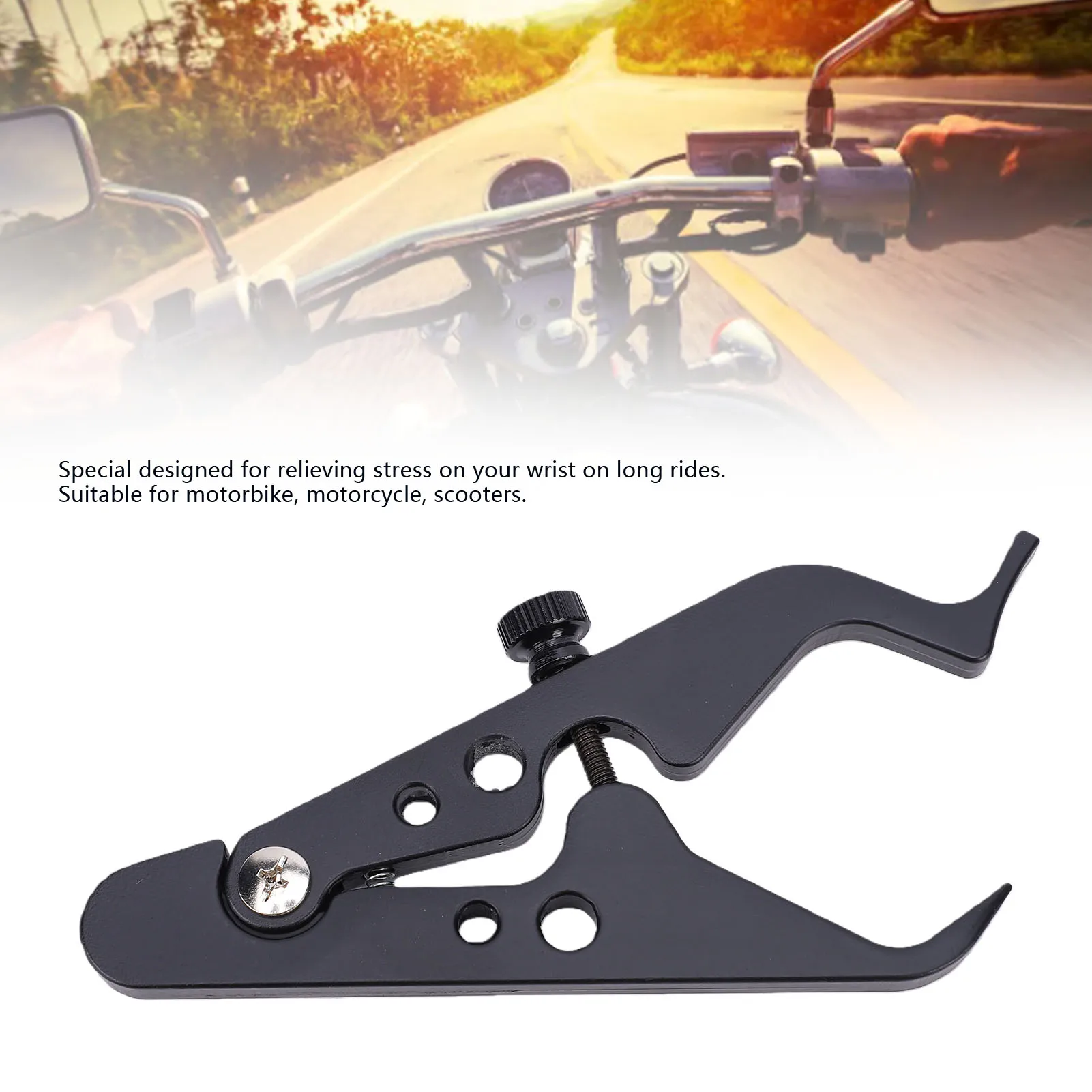 

Handlebar Control Assist Throttle Clamp Throttle Clamp Handlebar Control Assist Tool for Motorcycle Motorbike