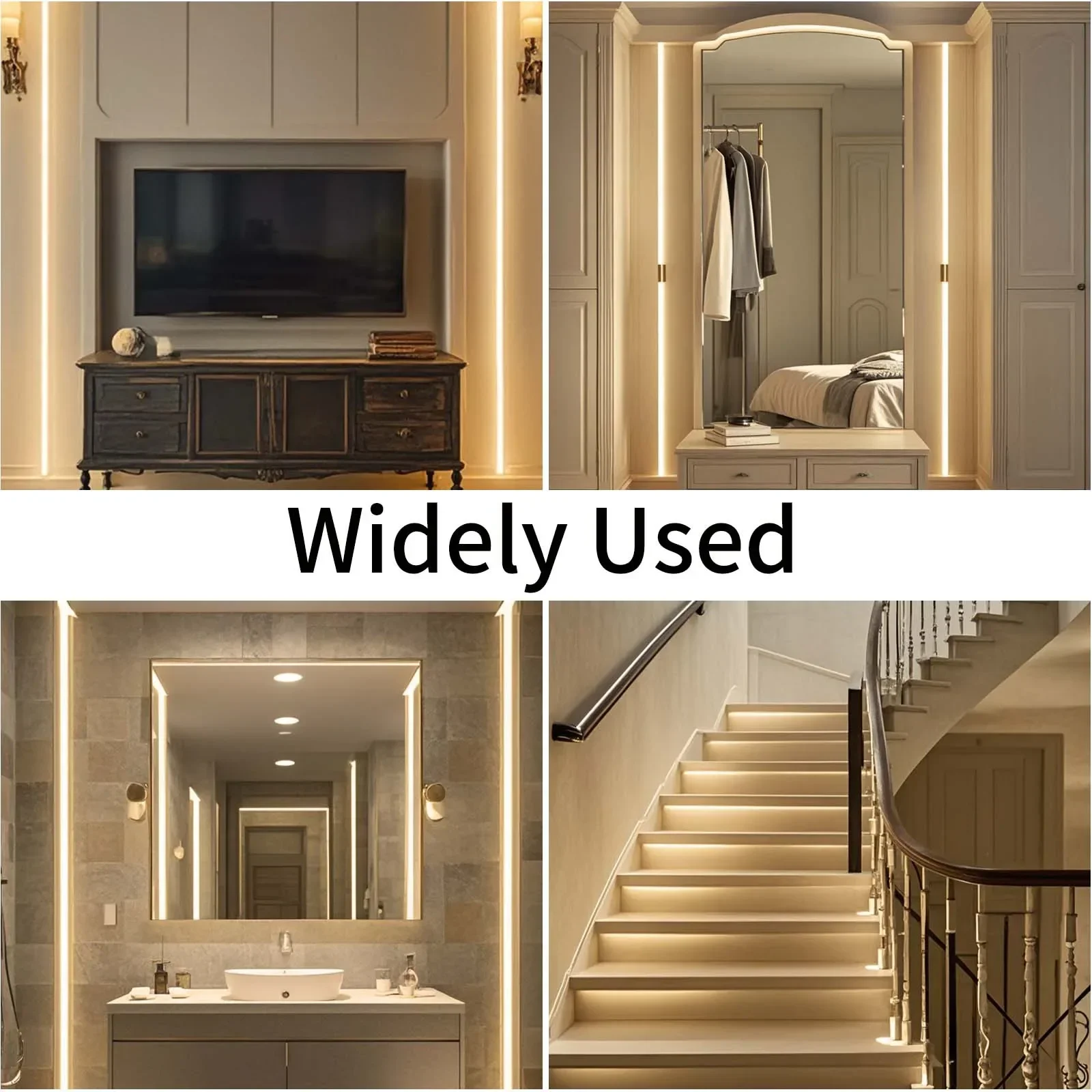 5V COB LED Strip Light USB Button Switch High Brightness Flexible Strip Light For TV Backlight Bedroom Study Room Decor Lighting