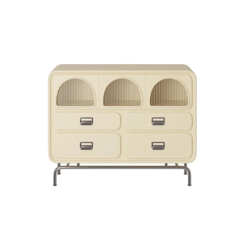 

Small apartment living room bedroom storage cabinet bedside locker vertical cabinet