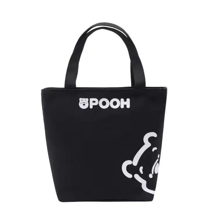 Disney-Mickey Mouse sacola de lona para meninas, bolsa feminina, bolsa anime fofa, sacola de compras de alta capacidade, presente estudantil