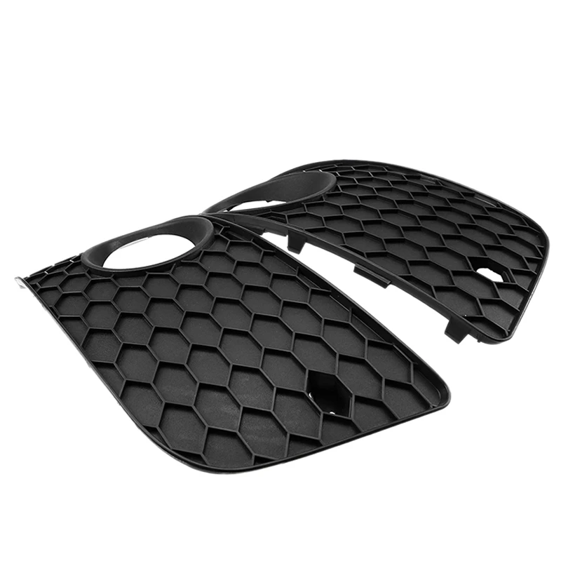 Front Left + Right Bumper Lower Grill Fog Light Grille Cover for Mk5 Golf 2006-2008