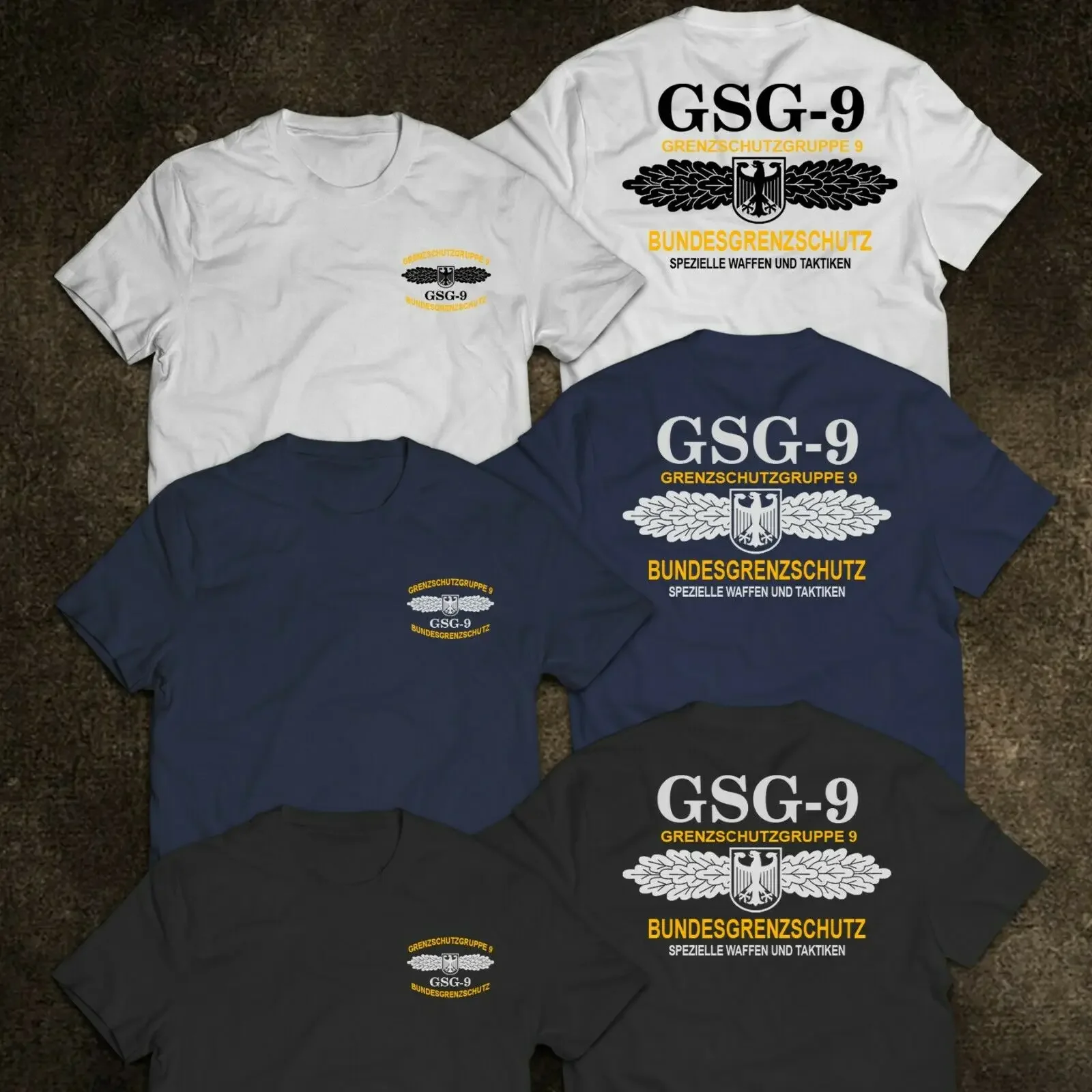

Bundeswehr GSG-9 Counter Terrorism Special Forces T-Shirt 100% Cotton O-Neck Summer Short Sleeve Casual Mens T-shirt Size S-3XL