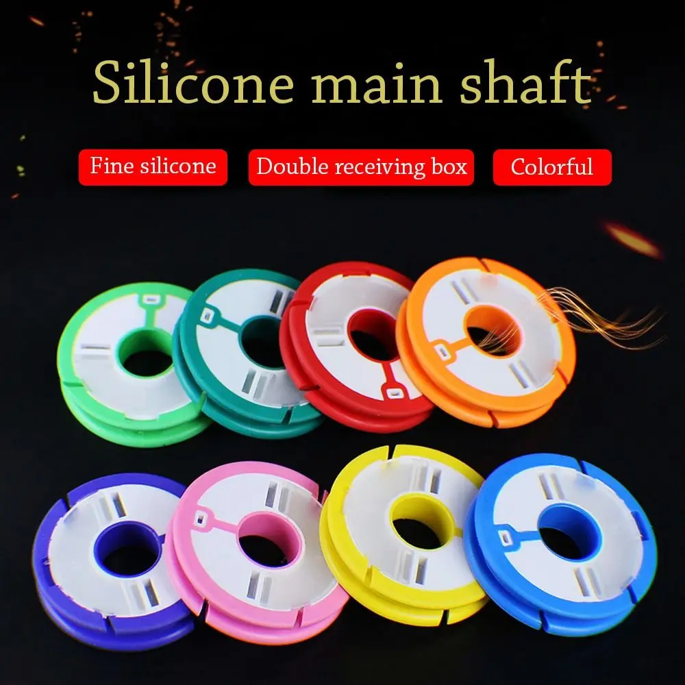 silicone Fishing rod connector Fishing Tackle Fishing Line Winder Silicone Rod Storage Fishing Line Receiver Spool Connector