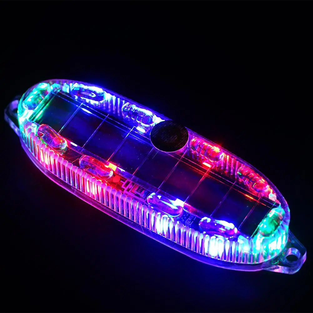 اللاسلكية LED الشمسية ضوء إحترافي مقاوم للماء للدراجات النارية سيارة دراجة شاحنة المضادة للتصادم تحذير ضوء مصباح إشارة 1/2 قطعة