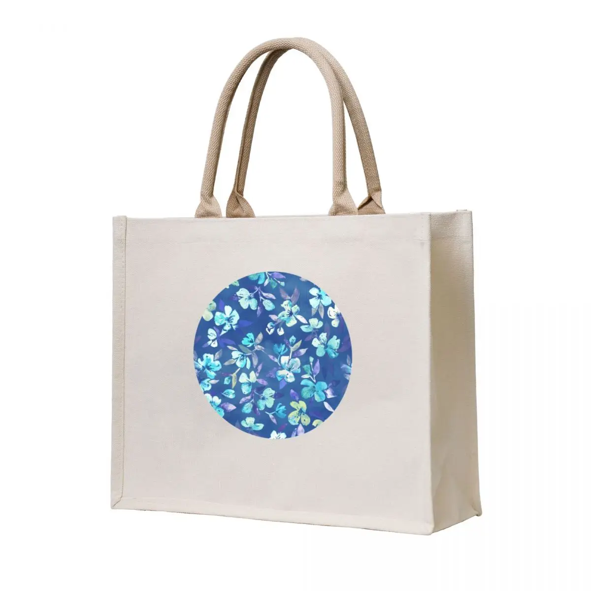 

Grown Up Betty - blue watercolor floral Tote Bag great bag tote bag custom shopping bags foldable