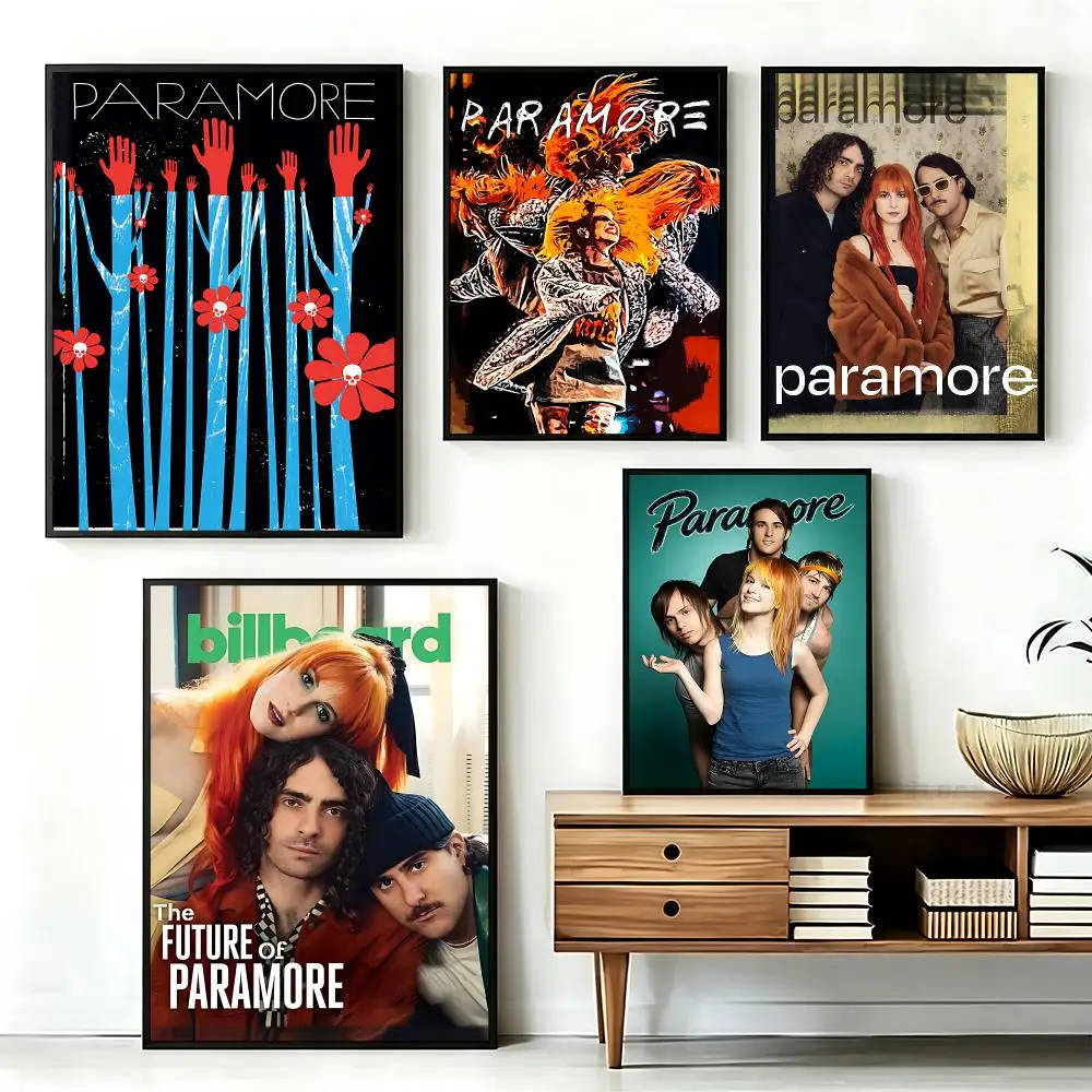 band Paramore Poster  Poster HD Printing Fresh and Nordic Home Decor Wall Art for the Living Rooms Hallways Gift Giving