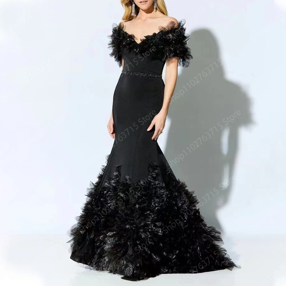 Vestidos de Noche largos elegantes para mujer, vestido de sirena hasta el suelo, fiesta de graduación, boda, Gala, eventos especiales, 2024