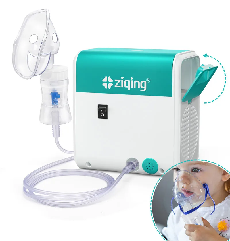 

ziqing Portable Inhaler Nebulizer Household Desktop Cough Asthma Atomizer Humidifier For Adult Children inalador nebulizador