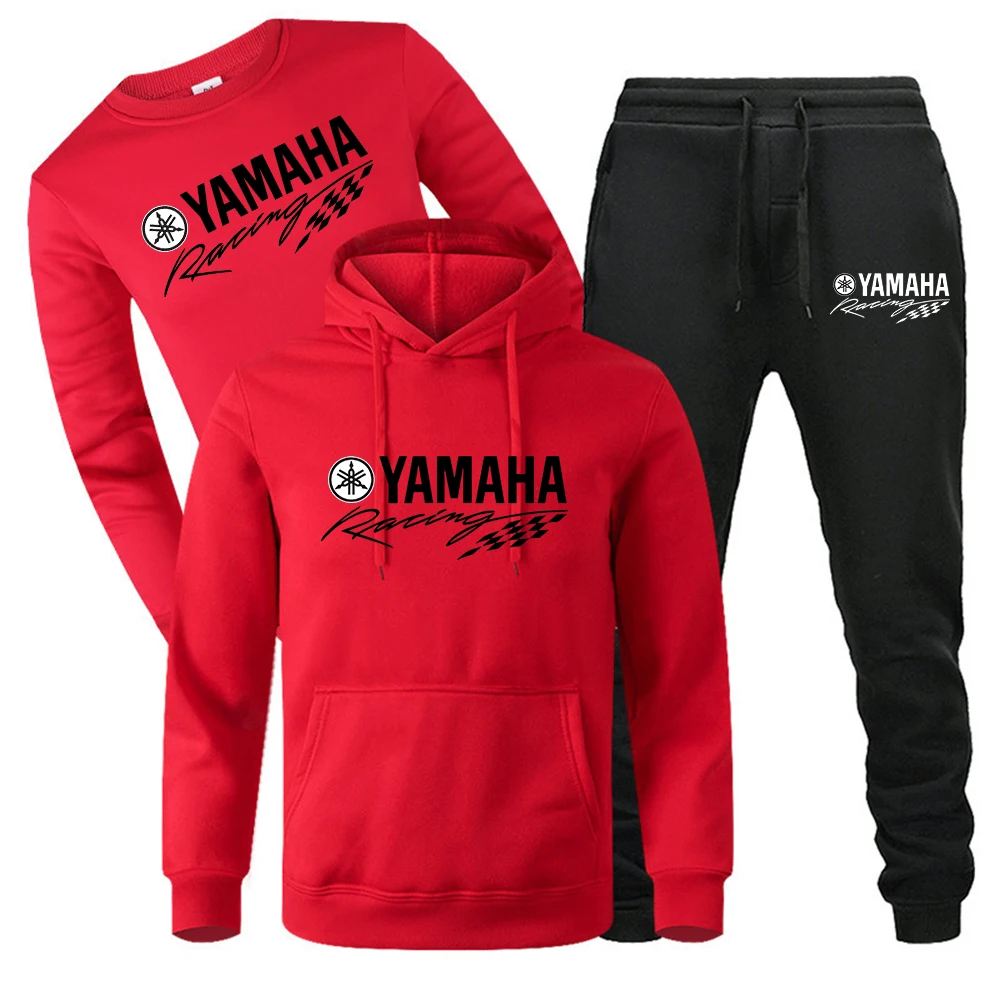 

The new three piece Yamaha men's fashion sportswear is a fashionable, casual, classic, and fashionable street style men's three