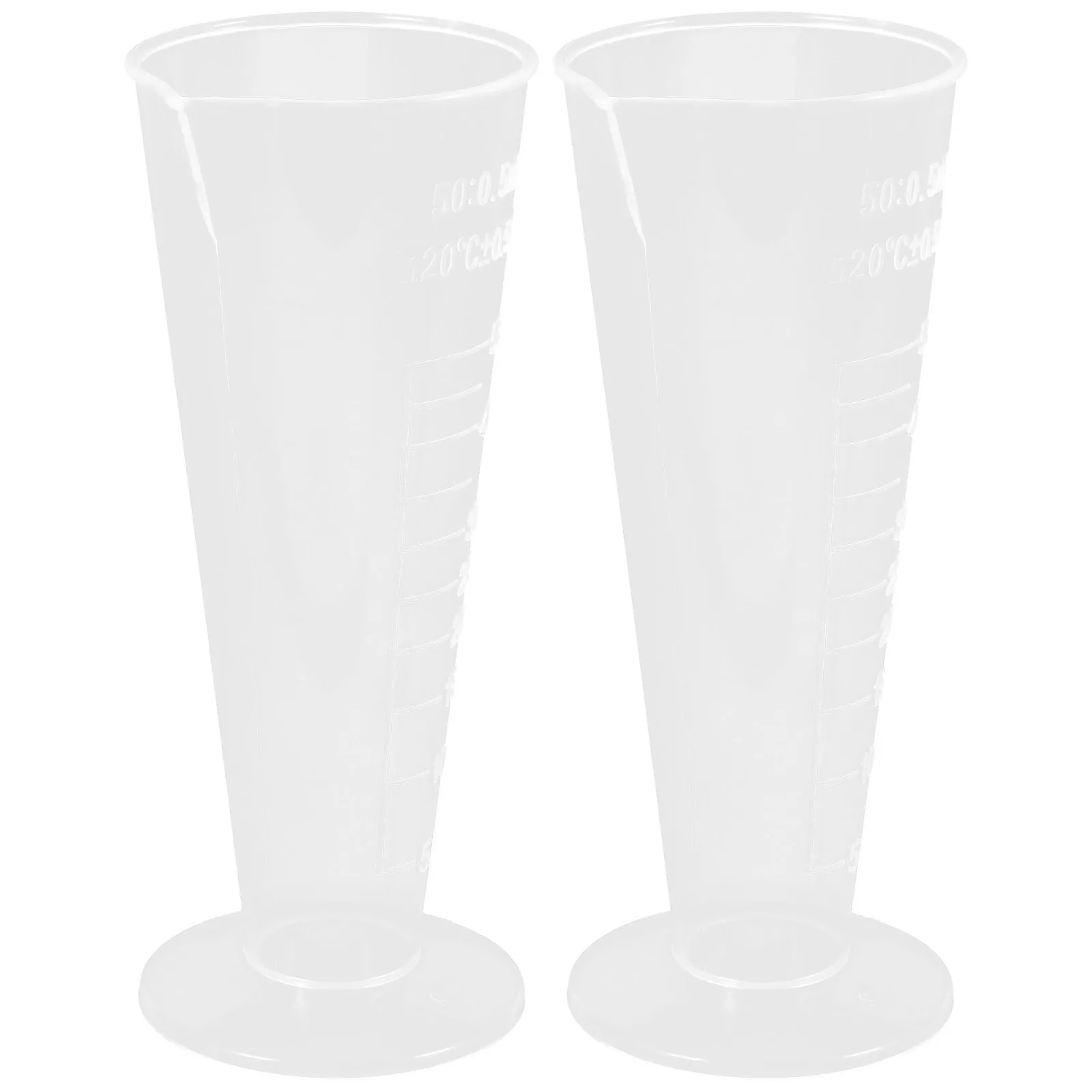 2 قطعة قياس البلاستيك للخبز المطبخ استخدام الحليب عصير الصويا الجوز أداة قياس تخرج كوب سائل خفيفة الوزن السلس