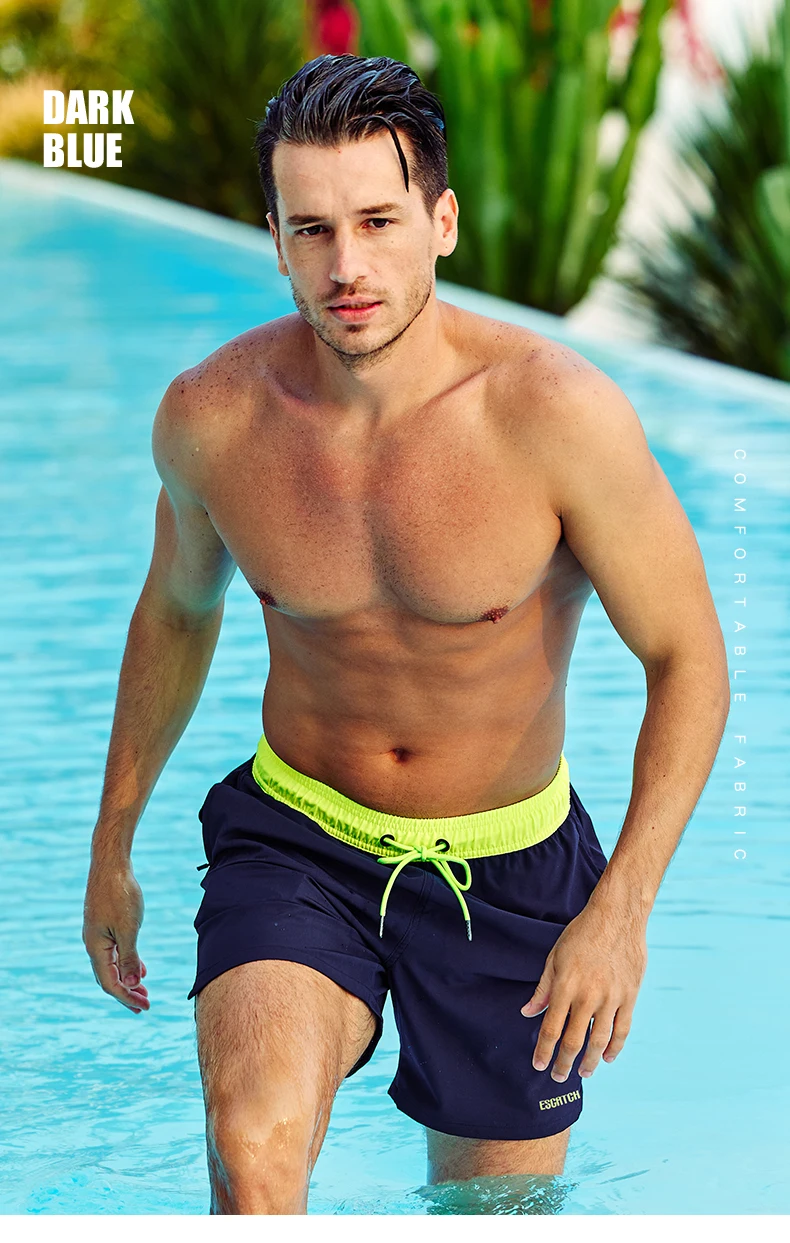 Neueste Herren-Shorts 2-in-1 mit langem Innenfutter, schnelltrocknend, Strand- und Surf-Badehose für Herren, Badeshorts mit Taschen, Damen-Sommer-Laufhose – Detail 16