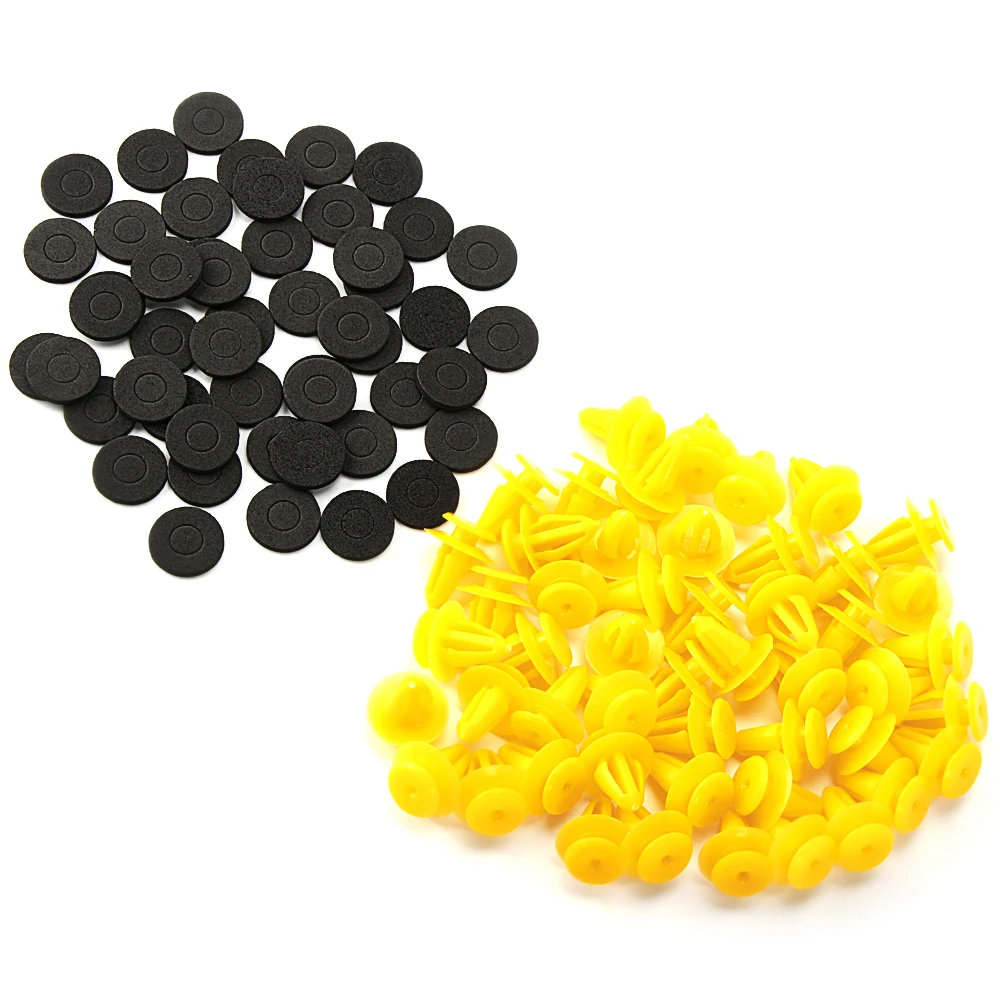50PCS Auto Door Panel Clips Fixing Fastener for Peugeot 2008 3008 5008 Citroen C4 C6 C3-XR Picasso DS3 DS4 DS5 DS6