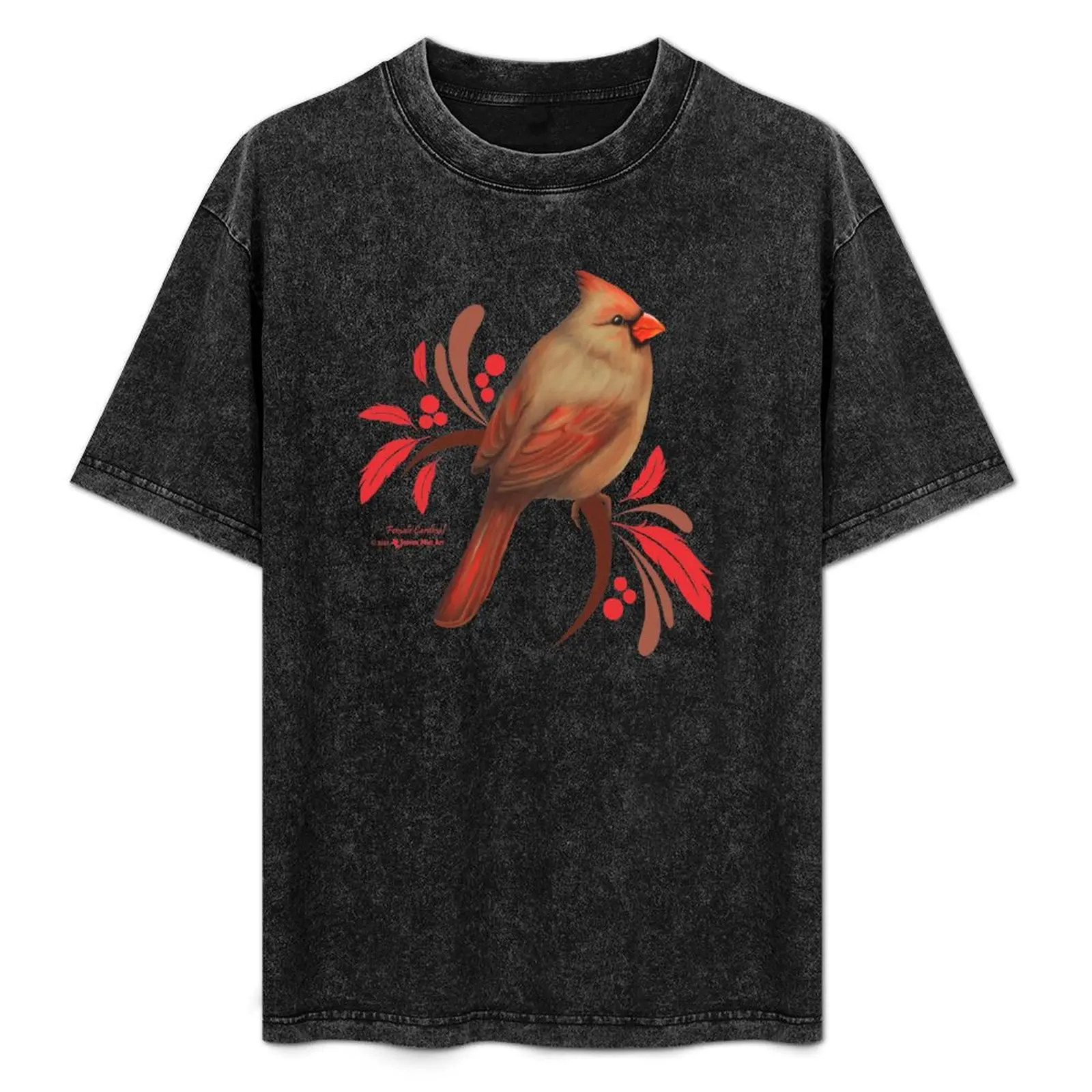 

Female Cardinal T-Shirt Luxury man Funny t-shirt blanks customizeds funny t shirts men