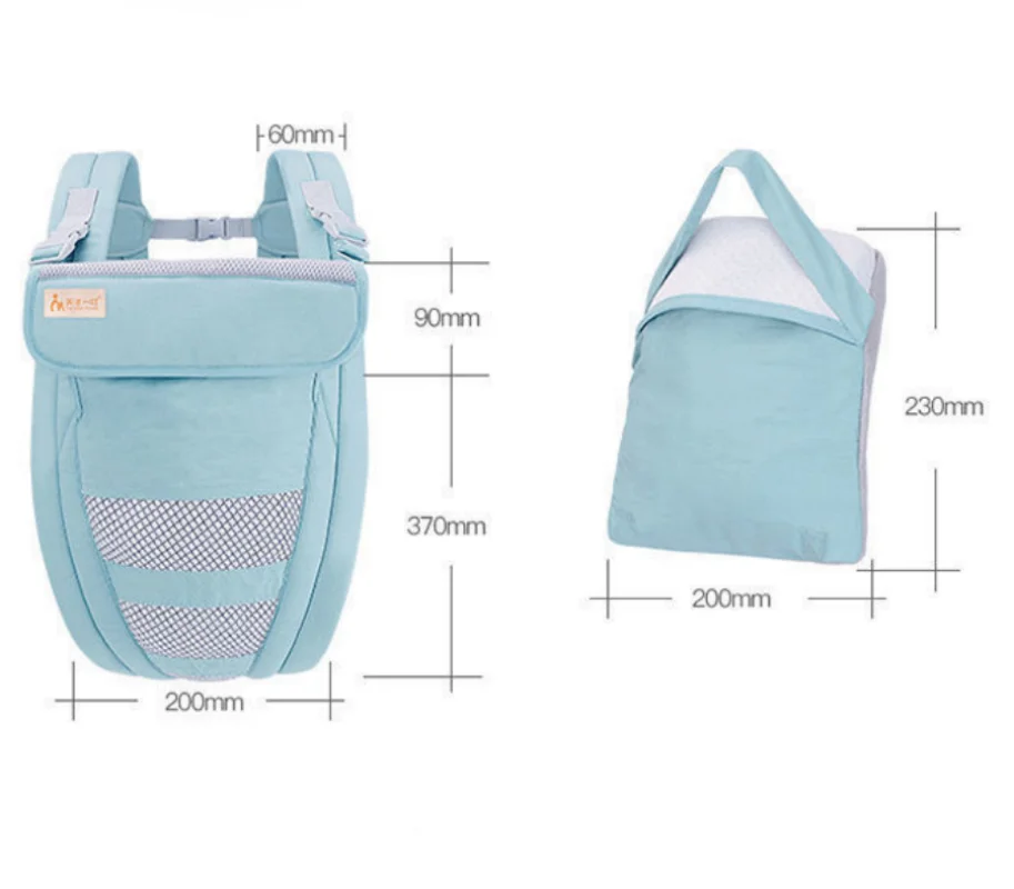 Плечевой ремень-кенгуру для младенцев, слинг для новорожденных, эргономичное милое полотенце для укуса, детское хлопковое дышащее переноска спереди