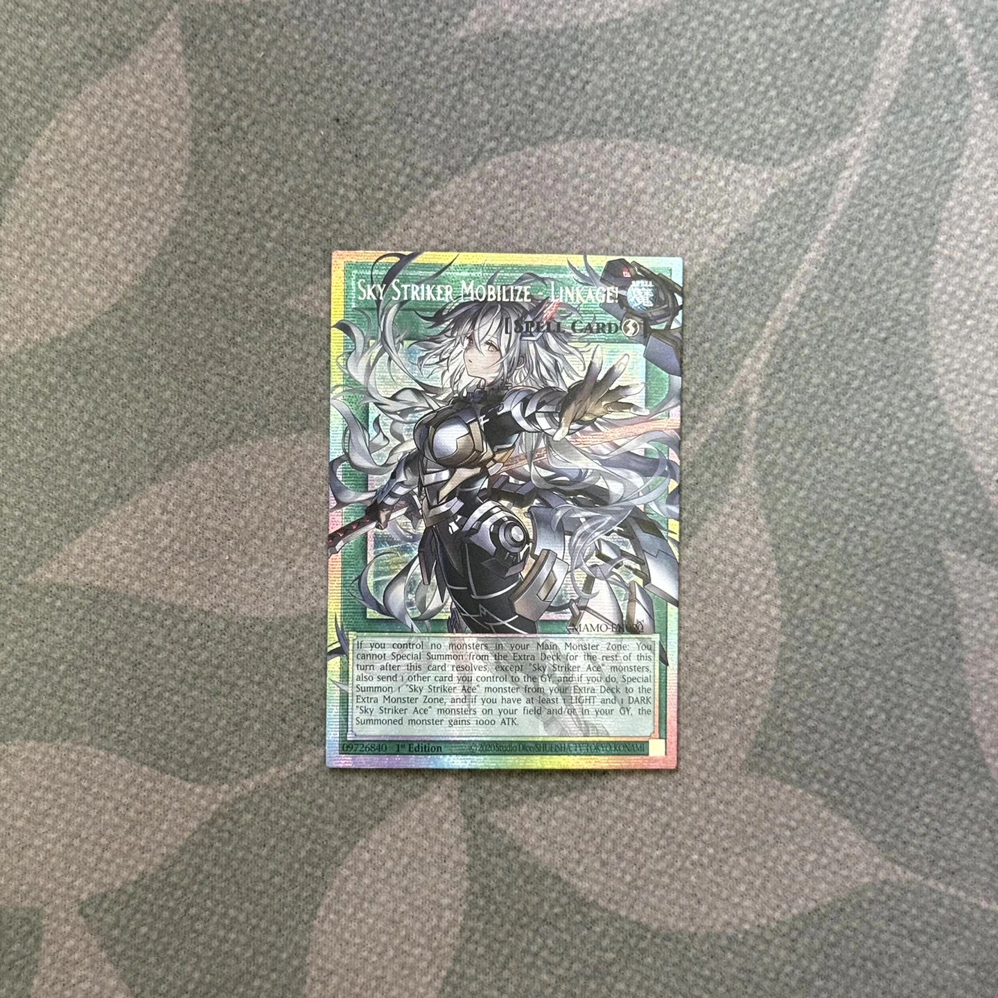 Orica YUGIOH Collection DIY Proxy Cards Sky Striker Mecha Widow Anchor Not Original Custom Anime Sky Striker Mobilize Linkage