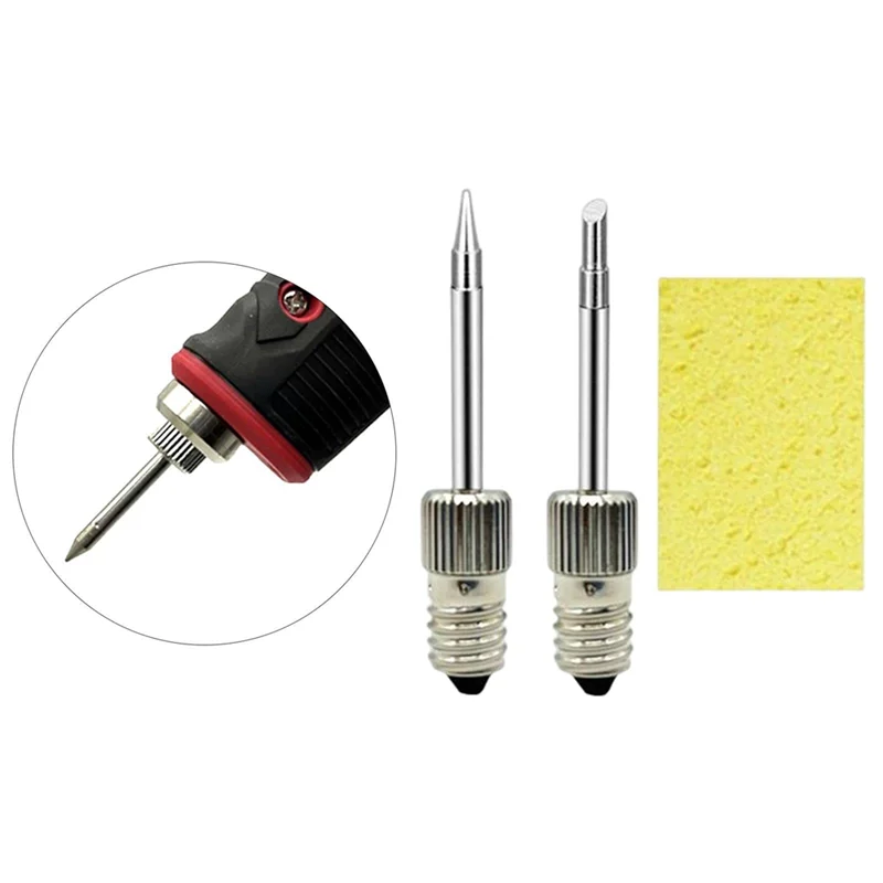 Soldering Tips USB Soldering Iron Head Replacement Soldering Iron Tips Welding Head for E10 Interface(Tip B+Tip C)JAS