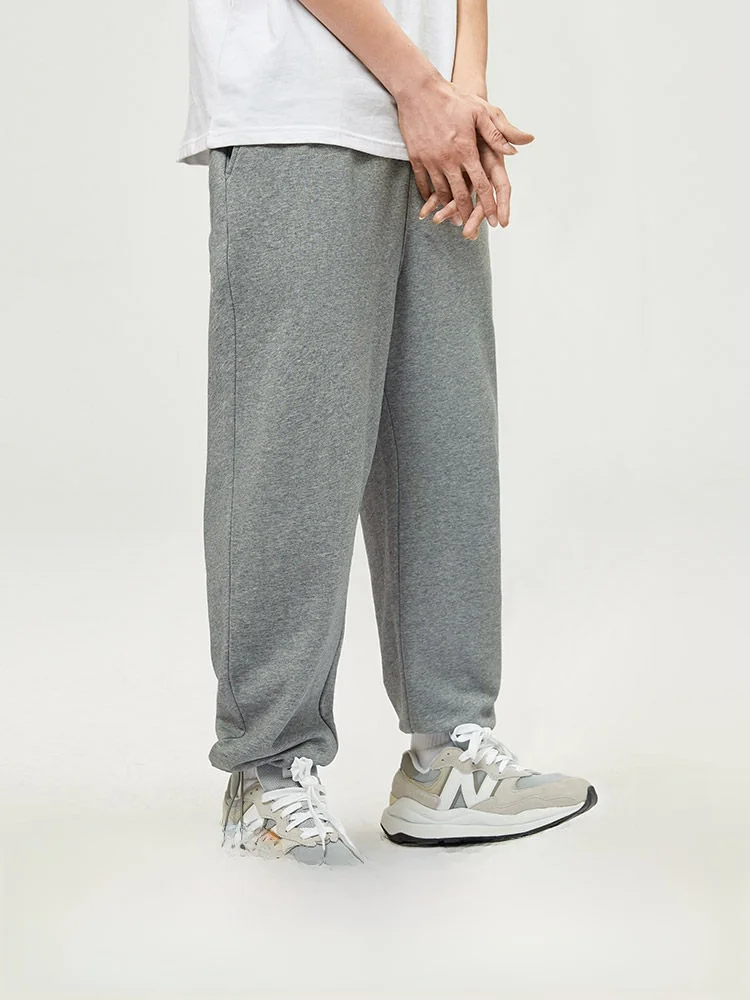 

NotHomm Trendy Brand Men's Loose Knitted Spor Dstring Trousers ey Autumnal Sweatpants Low Waist Casual Long Pants