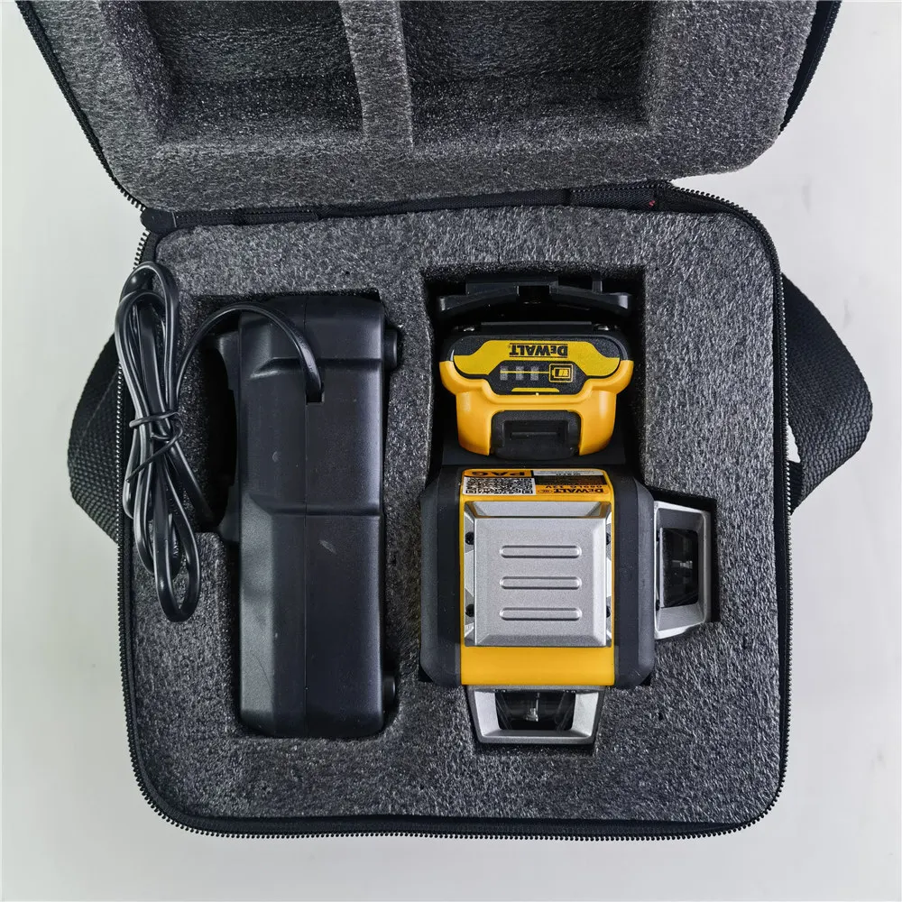 DEWALT 12V Laser Level 1:1 DW089LG Self Levelling 12 Line 3 x 360 Green Beam Laser Indoor Outdoor