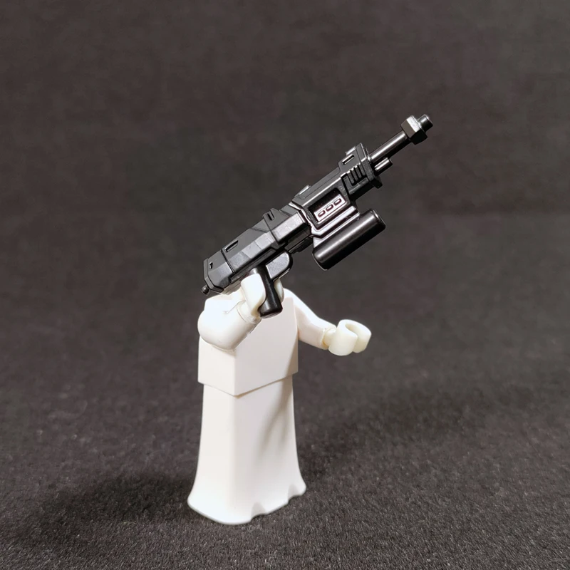 Koruit 5PCS Star Space W Weapons For 4cm Mini Dolls Gun Accessories MOC Building Blocks Brick Toys For Children