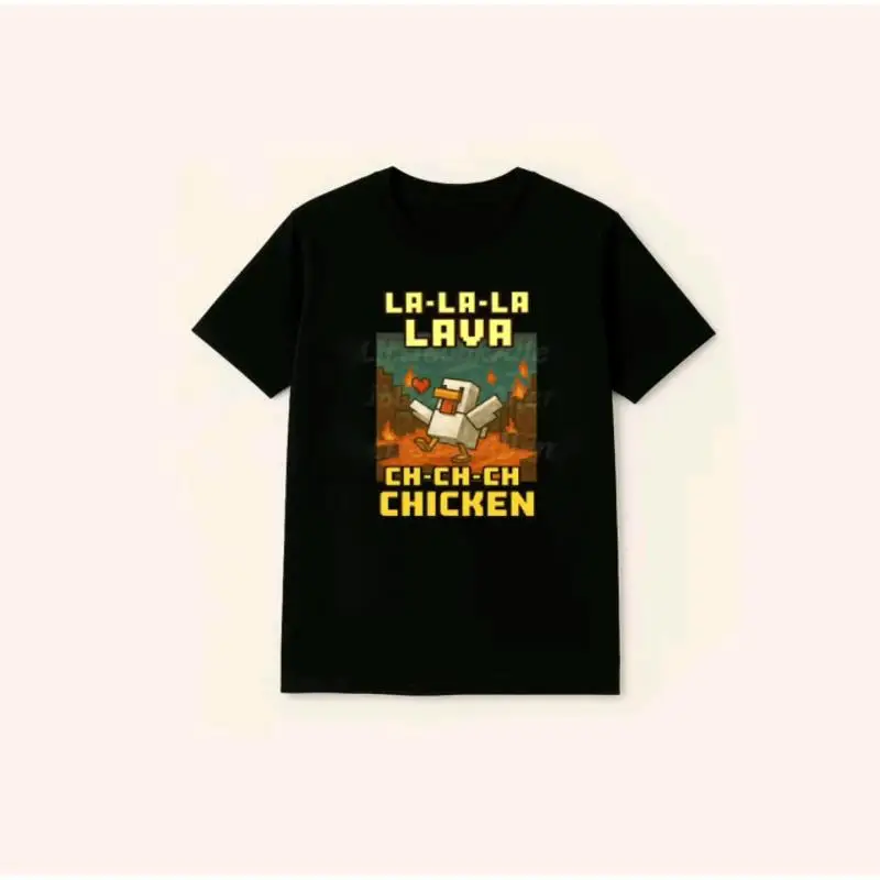 Vintage Lava Chicken T Shirt Funny Steve'S Game Character