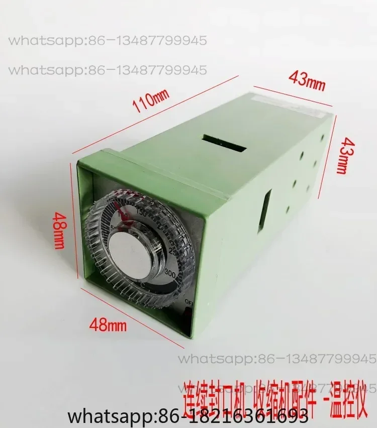 TE-01 Shrinking Machine Sealing Machine Temperature Control MeterElectric Oven Temperature Controller Pointer Regulator