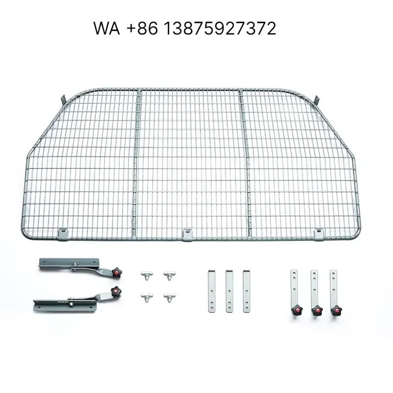 Wmwmnu Custom Safety Durable Back Seat Metal Car Dog Barrier for HIACE