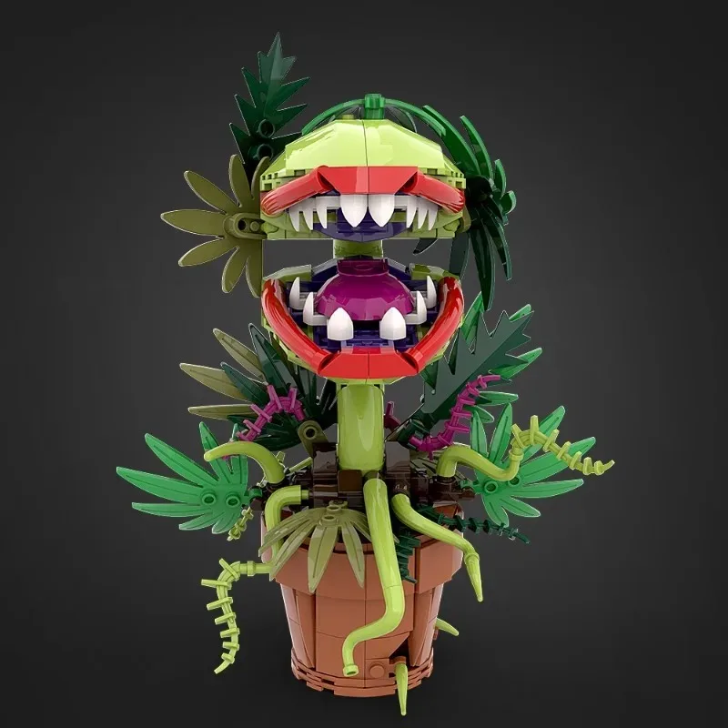 322PCS Horror Botanic Building Kit - Carnivorous Plant Model for Teens & Adults, Gothic Decor Gift with Guide