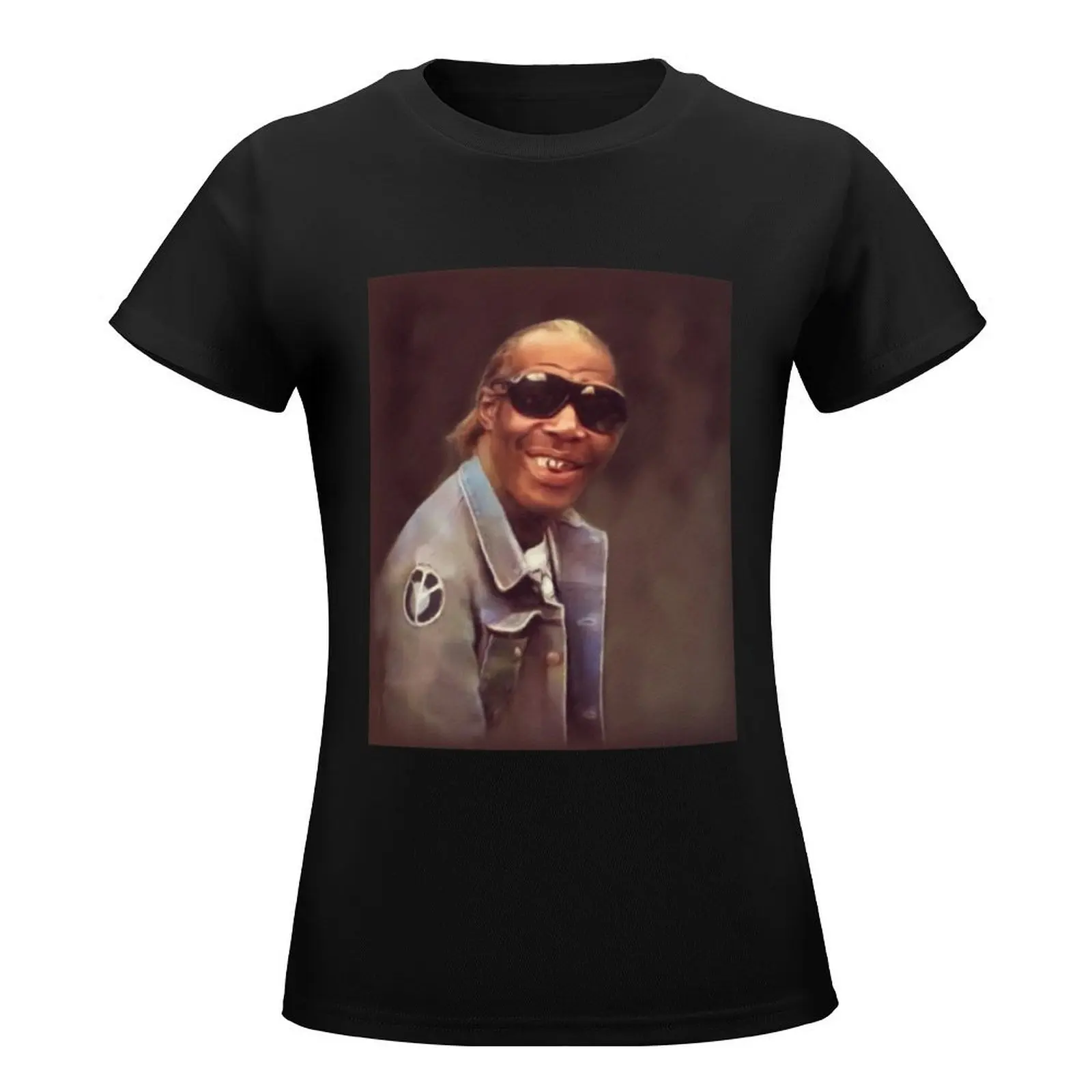 Professor Longhair, Muzieklegende T-Shirt Blouse Koreaanse Mode Graphics Grappige T-Shirts Voor Vrouwen