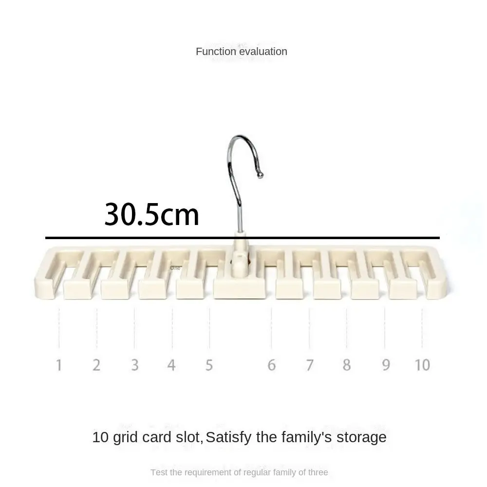 ABS Tie Belt Hanger Portable Closet Organization Storage Holder Hanging Organizer Rotating Belt Storage Rack Home view 6