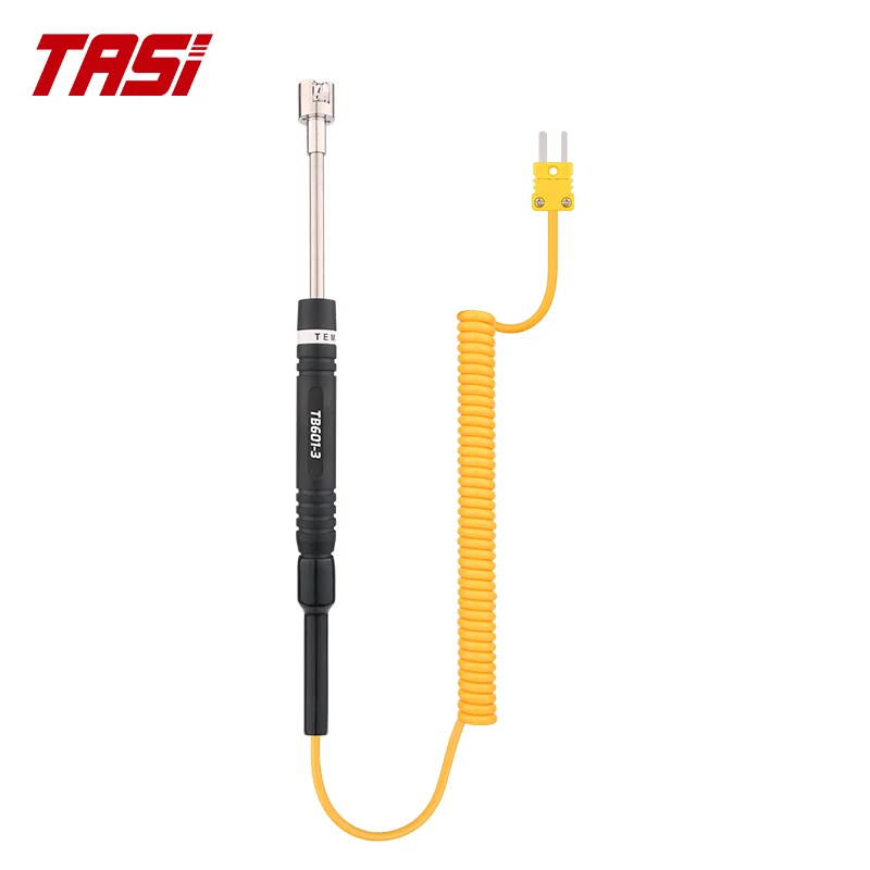 Imagem -05 - Tasi Tb601 Tb604 Série k j tipo Sonda Termopar para Medição de Temperatura Sensor Industrial Termopar Térmico de 1500 mm