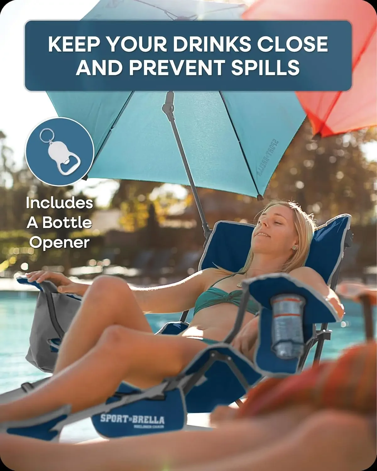 Sport-Brella Liegender Strandkorb