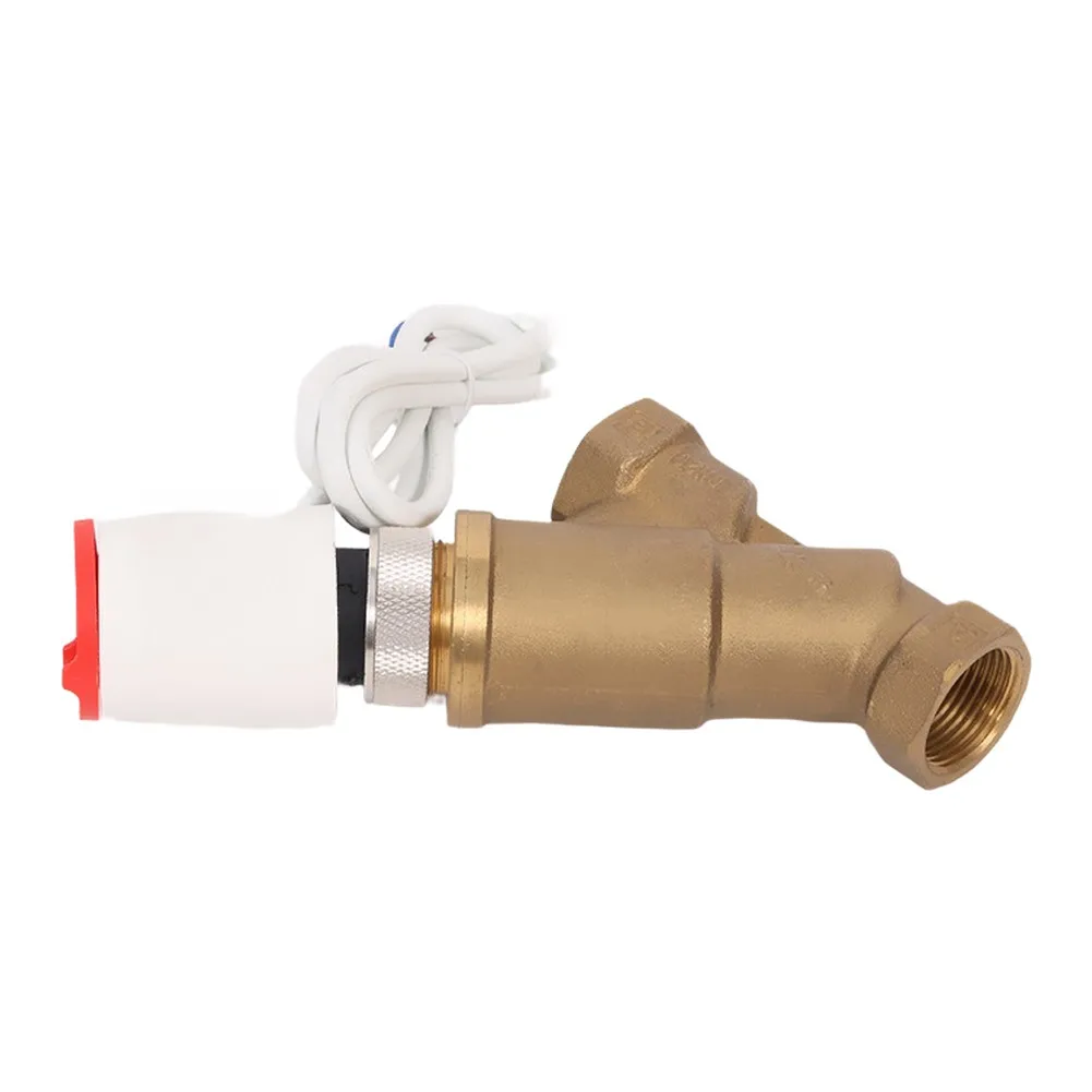 

Электрический балансировочный клапан нормально закрытого типа из латуни для стабильного регулирования расхода в системах отопления, с резьбовым соединением G-типа