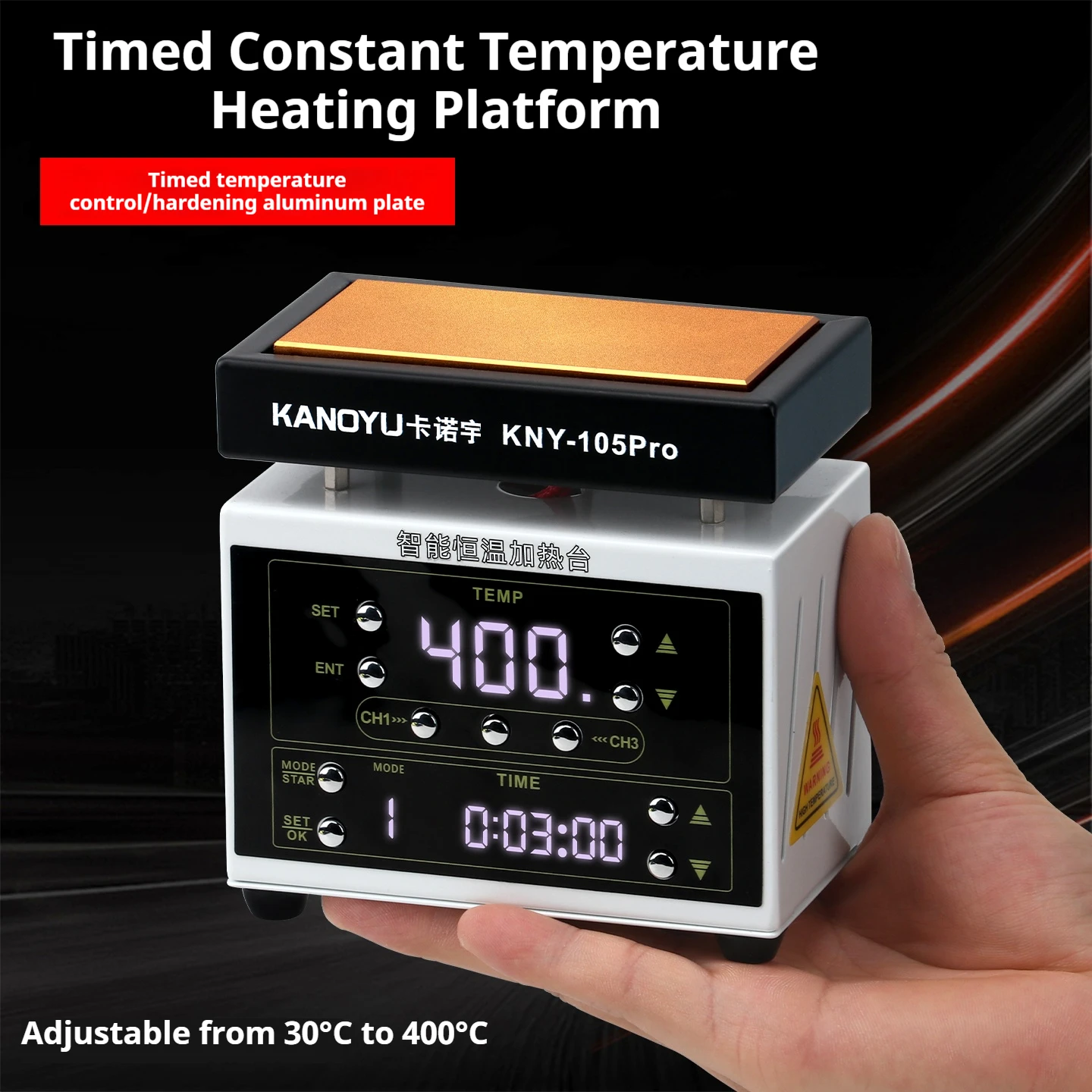 

Intelligent constant-temperature PCB soldering timed preheating platform for heating table