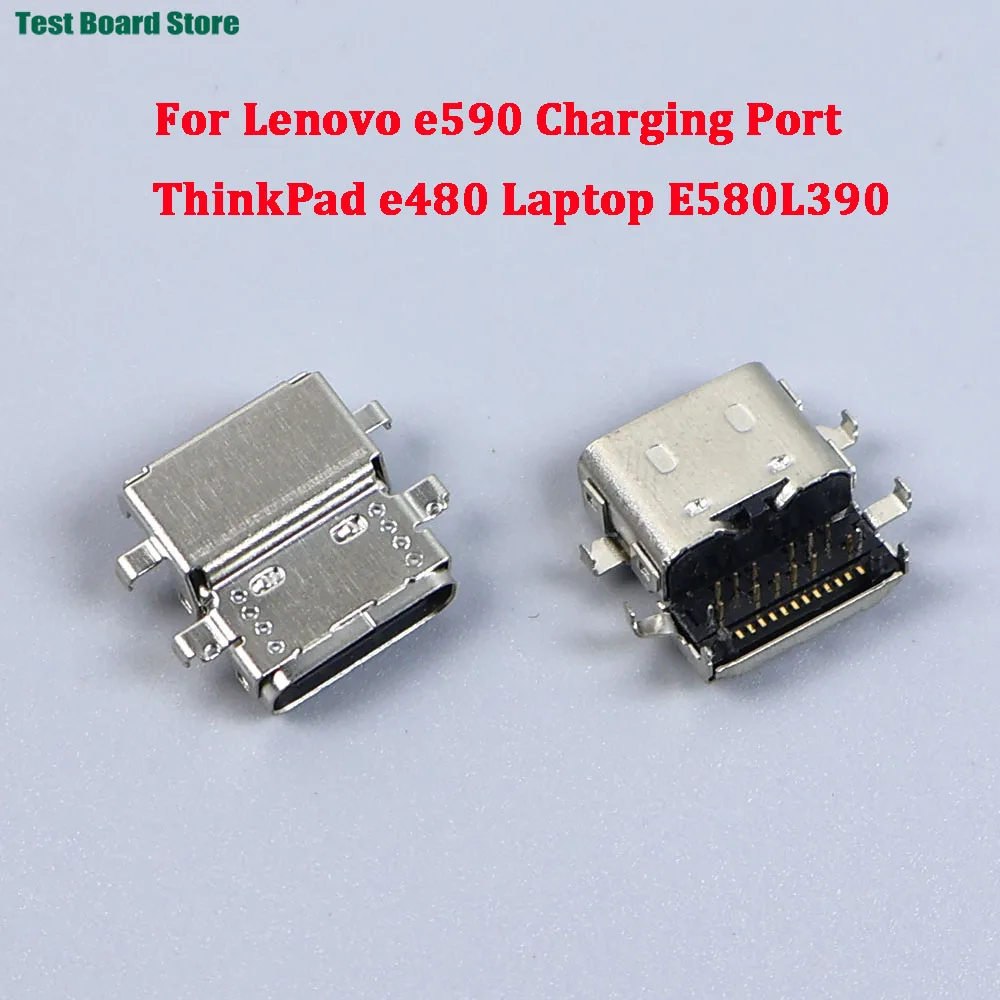 2 قطعة 24 دبوس أنثى USB نوع-c موصل لينوفو E590 شحن ميناء ثينك باد E480 كمبيوتر محمول E580L390 المدمج في واجهة Socke #1