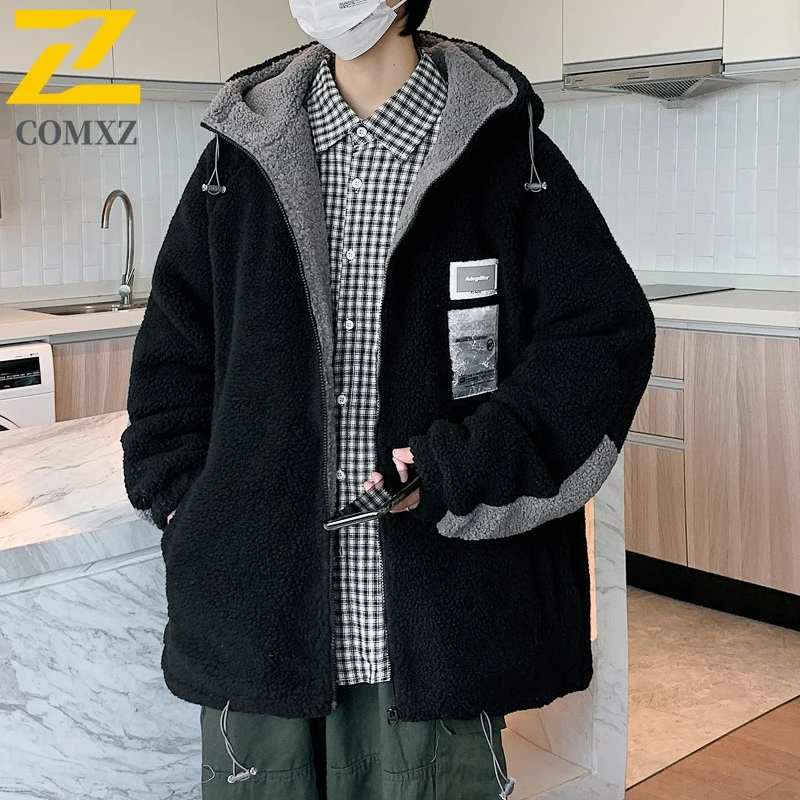 Winter Jacket Men 2025 New Fashion Thickened Shearling Warm Versatile Coat Outdoor Leisure Street Style Windproof Padding Coat