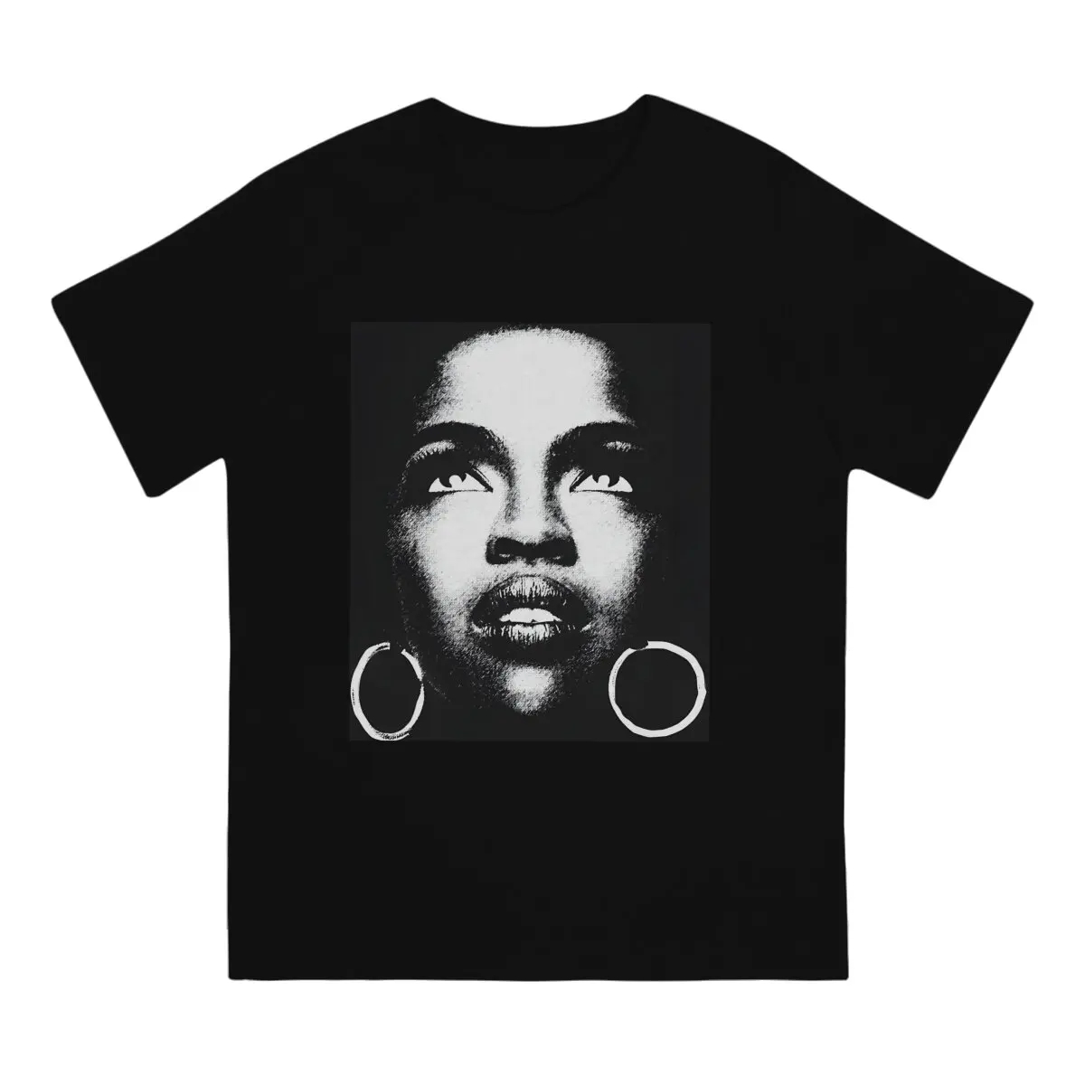 Lauryn Hill Newest TShirt for Men Glamorous Round Collar Basic T Shirt Hip Hop Gift Clothes Tops