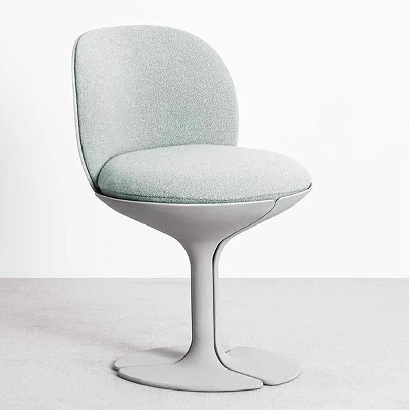 Nordic modern creative fiberglass, home dining chair, business simple personality single leisure chair