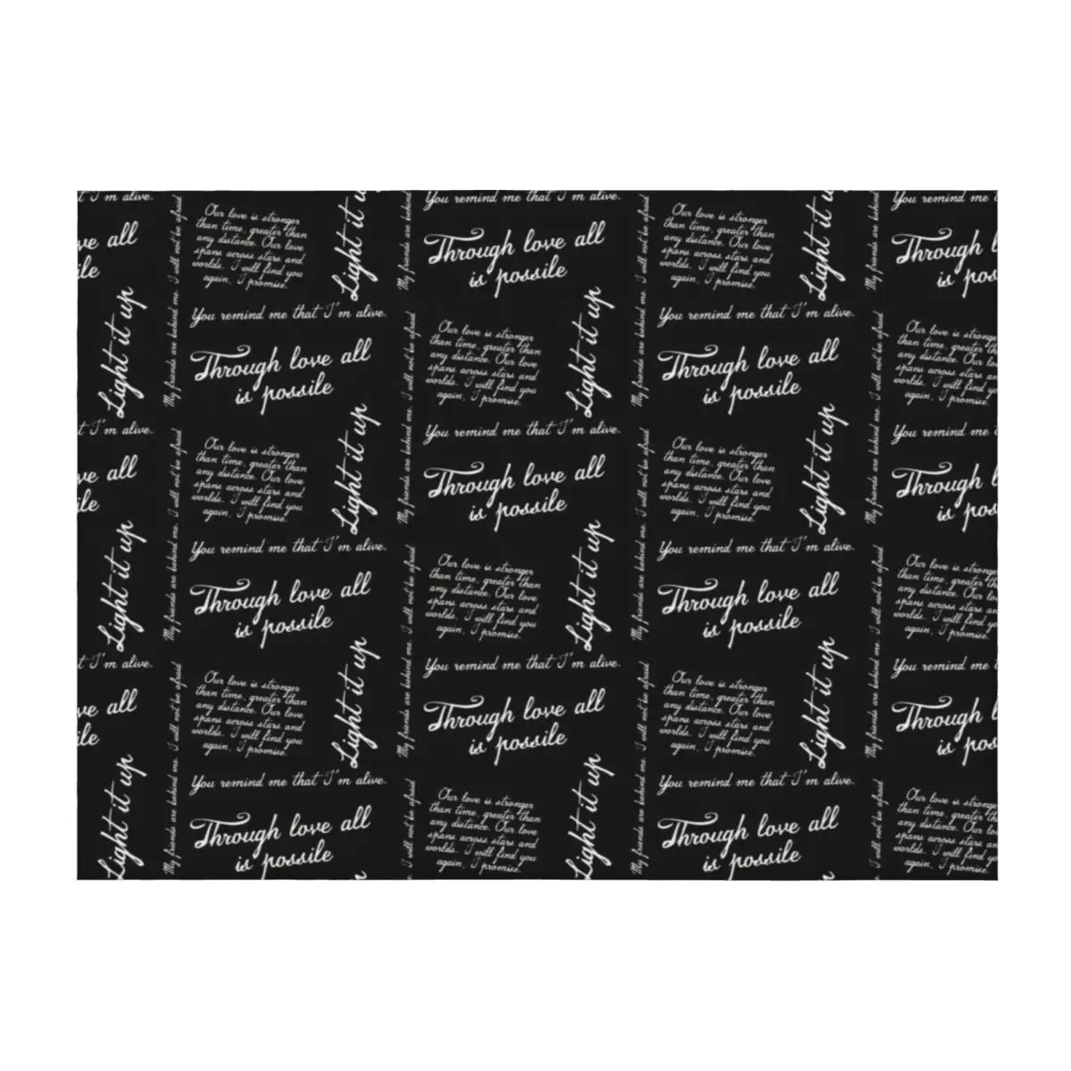 

Crescent City Aesthetic Quotes in White Throw Blanket Stuffeds Blankets For Bed Decorative Sofas Blankets