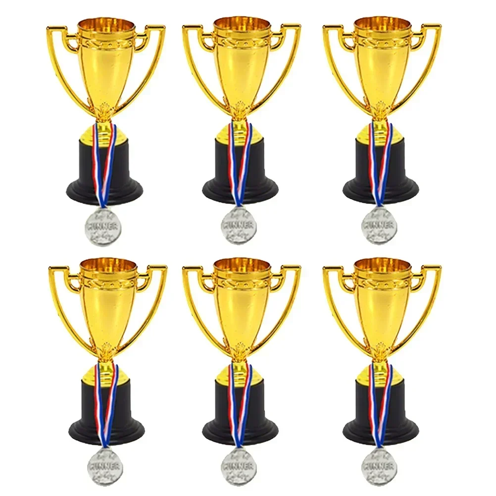 Trophy Trophies Award Medals Cup Party Gold Winner World Kids Place First Favors Competition Mini Toys S Children Athletic