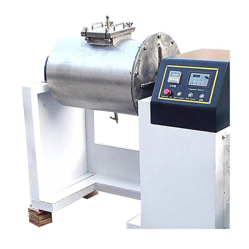 Laboratory Rolling Ball Mill Tumbling Ball Jar Grinding Machine for Powder Pilot Scale Production customized