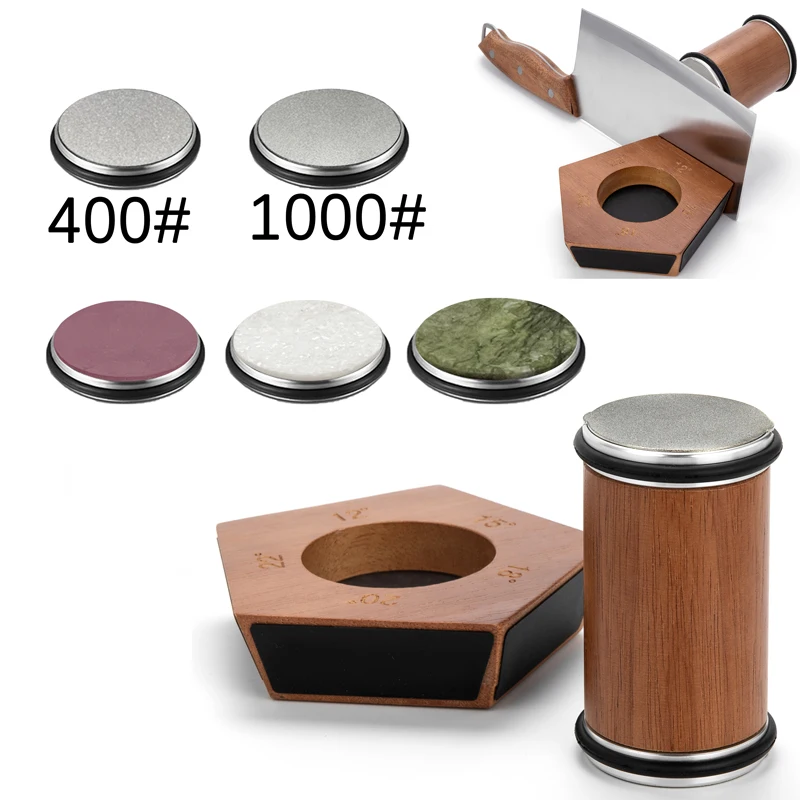 Afilador resistente de cinco lados, equipado con 5 ángulos, eficaz para afilar cuchillas y satisfacer sus diferentes necesidades