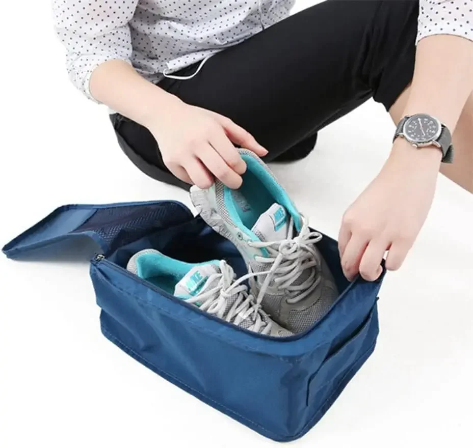 Waterproof Travel Shoes Storage Bag Clothing Organizer Convenient Zip Lock Sorting Pouch Foldable Underwear Socks Packing Item