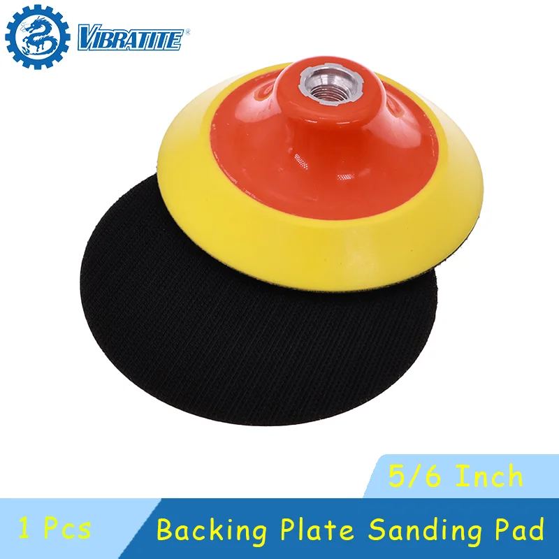 5/6 Zoll Schleifplatten mit Klettverschluss und M14-Gewinde für Rotationspolierer, Schleifmaschine, Polierpads für Autoreparatur