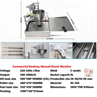 Electric/Gas Type 25L/35L Donuts Maker Machine with 3 Different Mould Doughnut Fryer Maker Perfect for Bakery Business 2