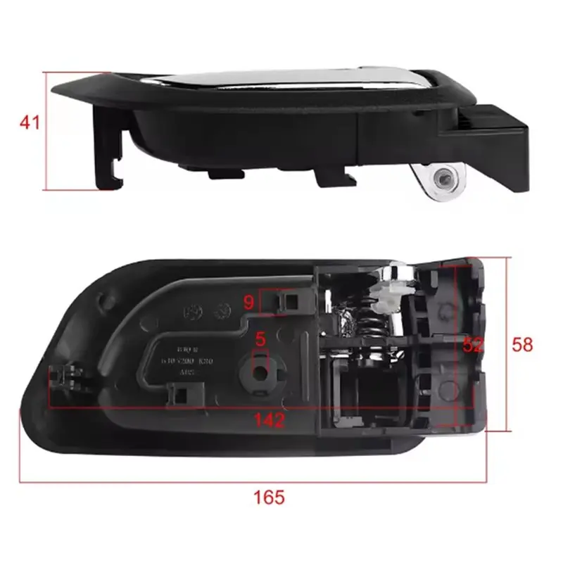A11M-Inside Door Handle Armest Front Left For Great Wall Haval Hover H3 H5 2010 2011 2012 2013 GWM X200