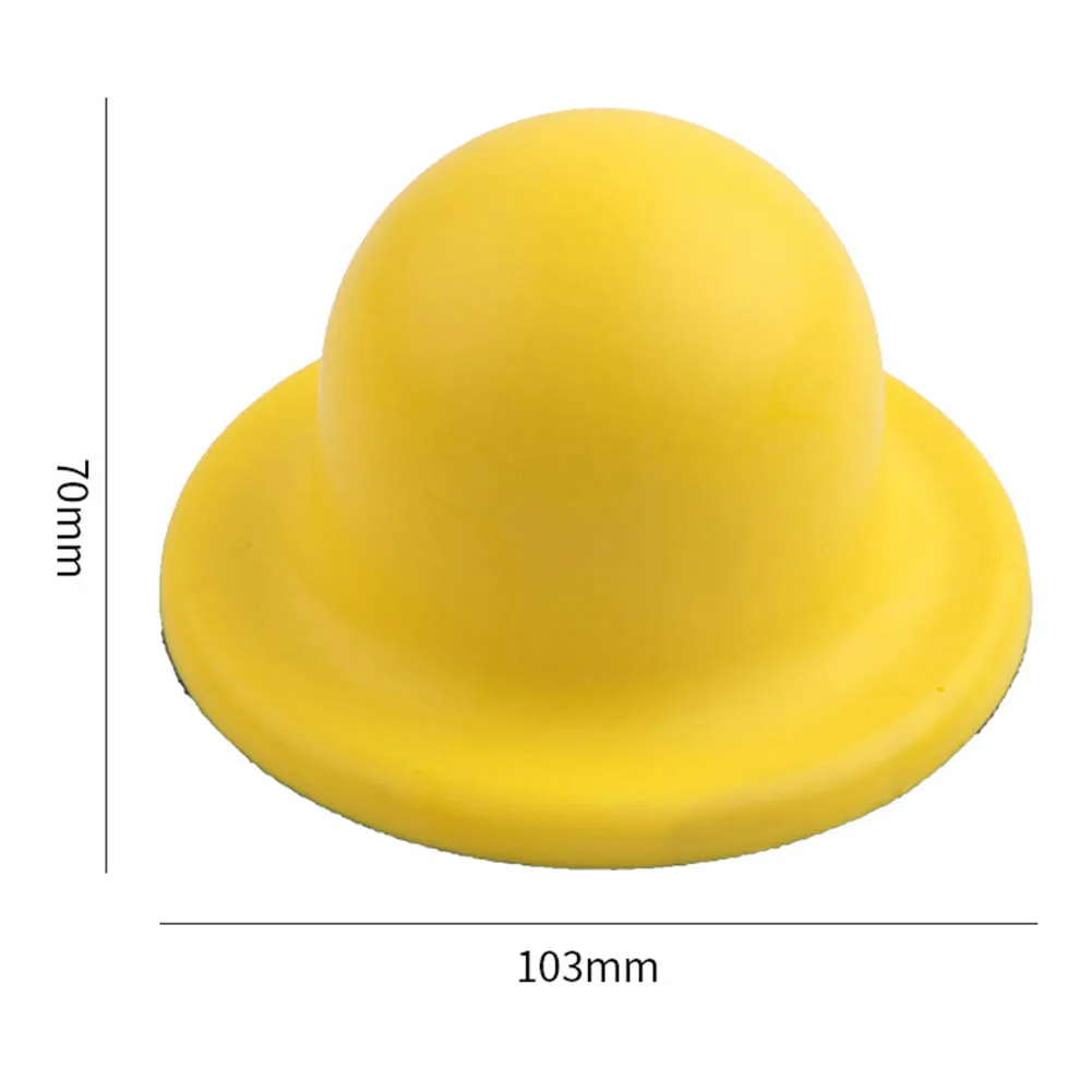 Foam Hand Sanding Block Abrasive Tools For Hand Sanding Hand Sanding 3/4/5/6inch Block Holder Pads Foam Hand Yellow
