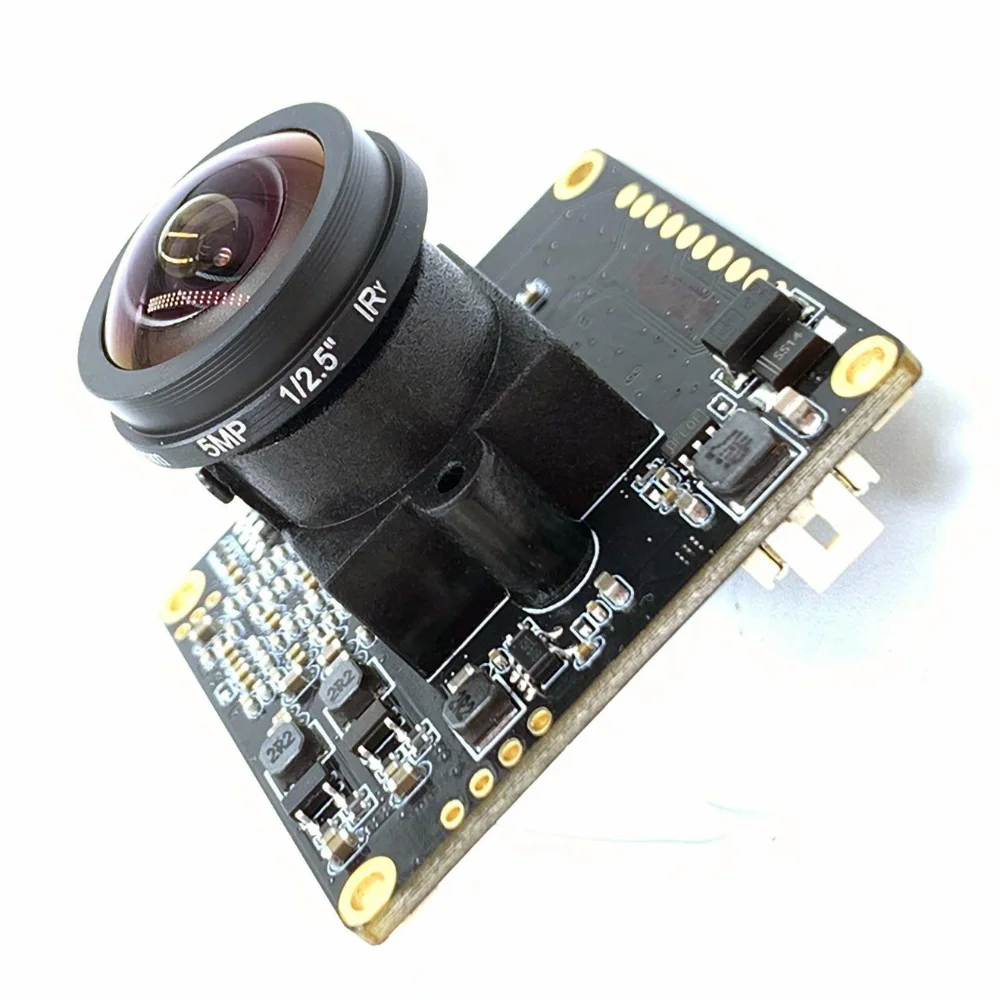 5.0MP Super Starlight 0.001Lux AI Wireless Night Vision IP Camera Module With Audio, SD Card Slot 128G 1.7mm Fisheye Lens - view 2