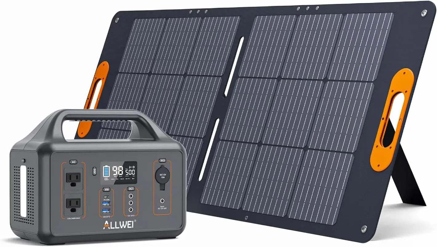 Imagem -04 - Gerador Solar Portátil Power Station Pd60w Usb-c 124800mah 110v ac Outlet Bateria de Lítio Backup Power Generator para rv