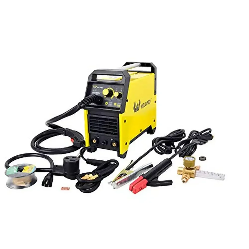 155A Inverter MIG/STICK ARC Welder Dual Voltage 220V/110V Welding Machine Duty Cycle 30% with DC Scratch Start TIG_OPTIONAL TIG